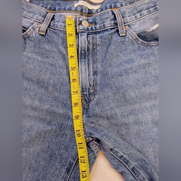 Levi's Women's Jeans 94 Baggy Light Wash Ripped Knee Size 31 10/12 Y2K 90s Mom - Picture 5 of 5